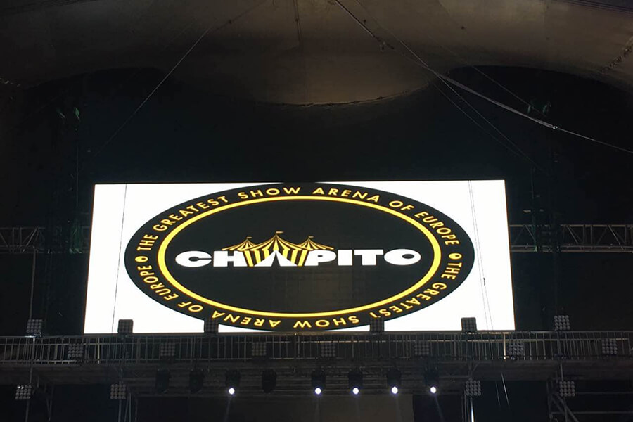 60sqm P5 event LED display in Turkey