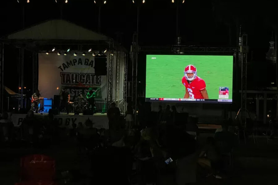 24sqm P6 rental LED display in USA