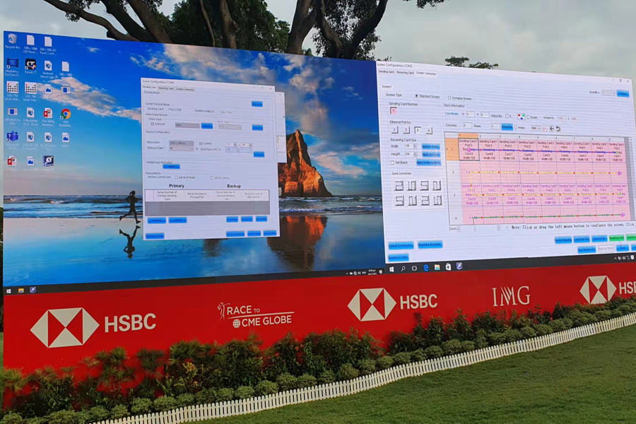 100sqm outdoor  P3.91 led display in Singapore