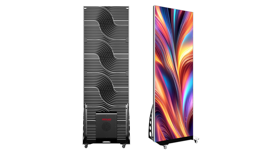 GOB Slim Stand Led Digital Display Portable Fixed Led Video Wall Indoor Advertising Led Poster Display