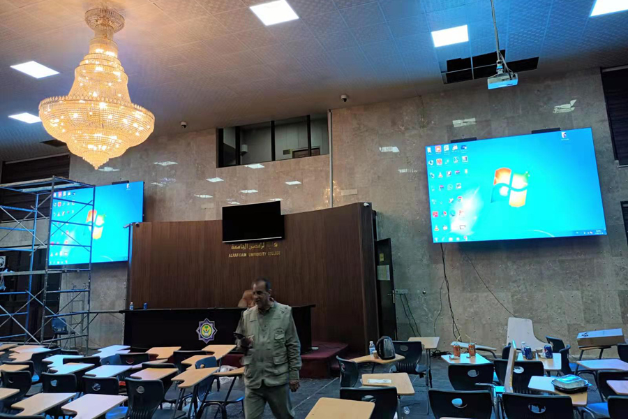 12sqm P3.91 church led wall in Iraq