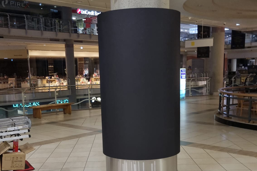 150sqm P2.5 flexible led display in Hungary