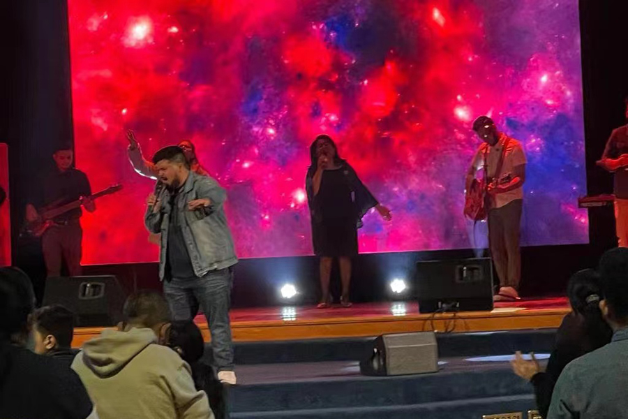 15sqm Church LED Backdrop in USA