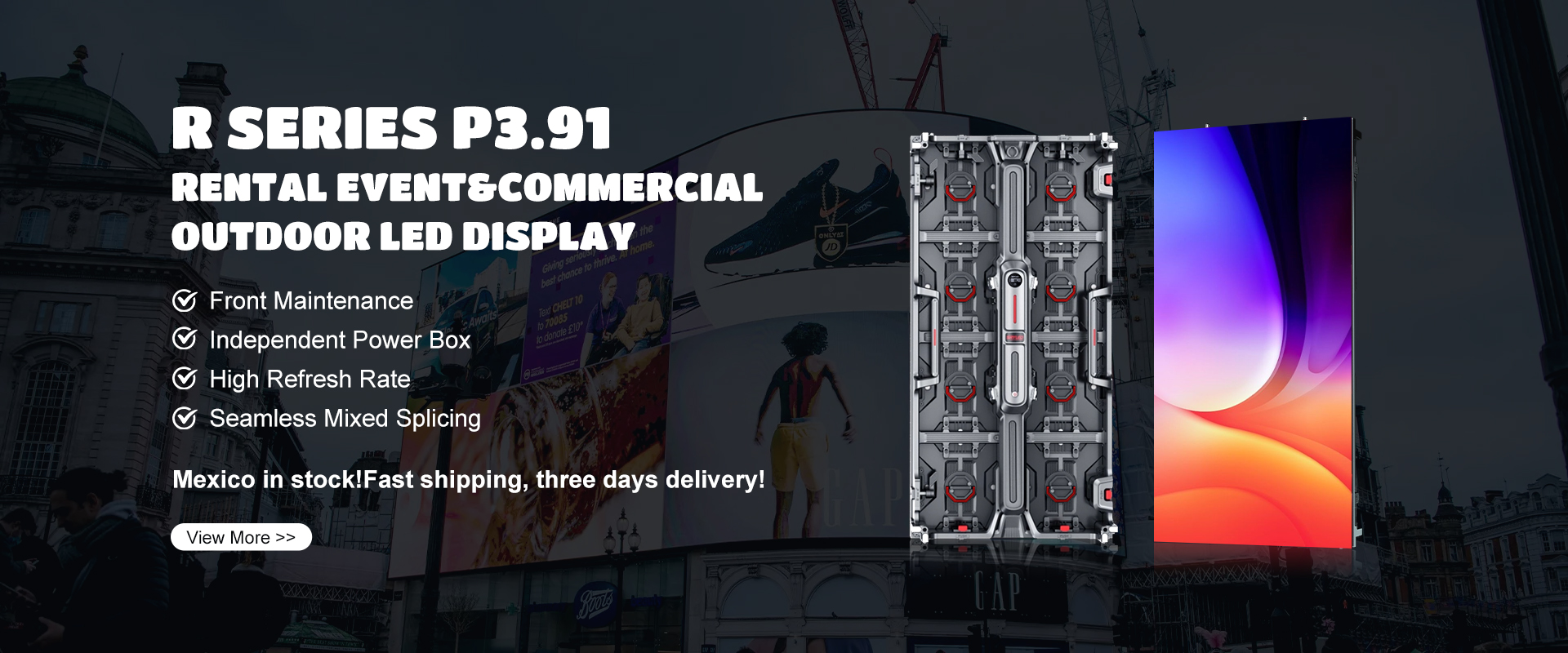 Promoción de pantalla LED