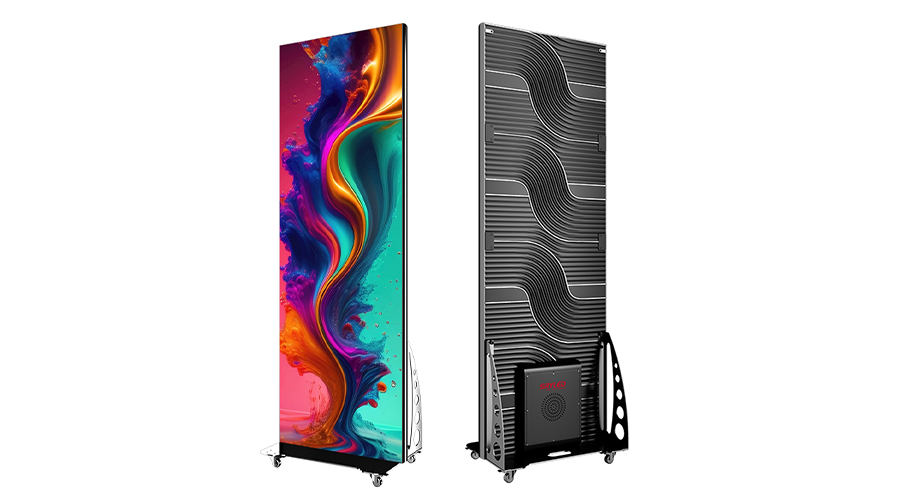 GOB Slim Stand Led Digital Display Portable Fixed Led Video Wall Indoor Advertising Led Poster Display