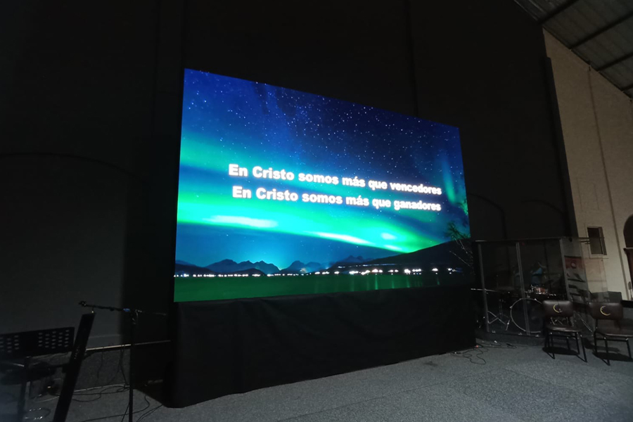 24sqm P3.91 indoor LED display in USA