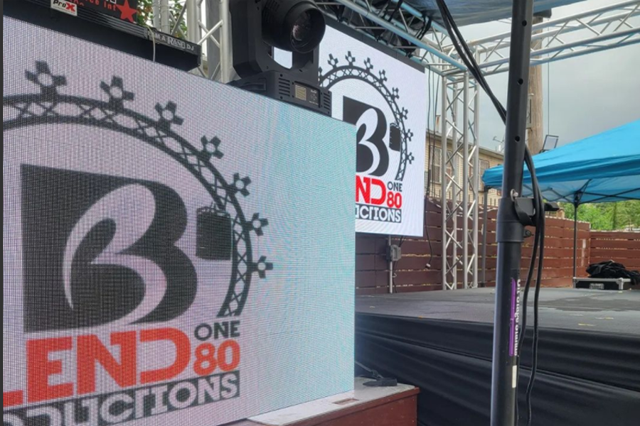 24sqm P3.91 stage led display in USA