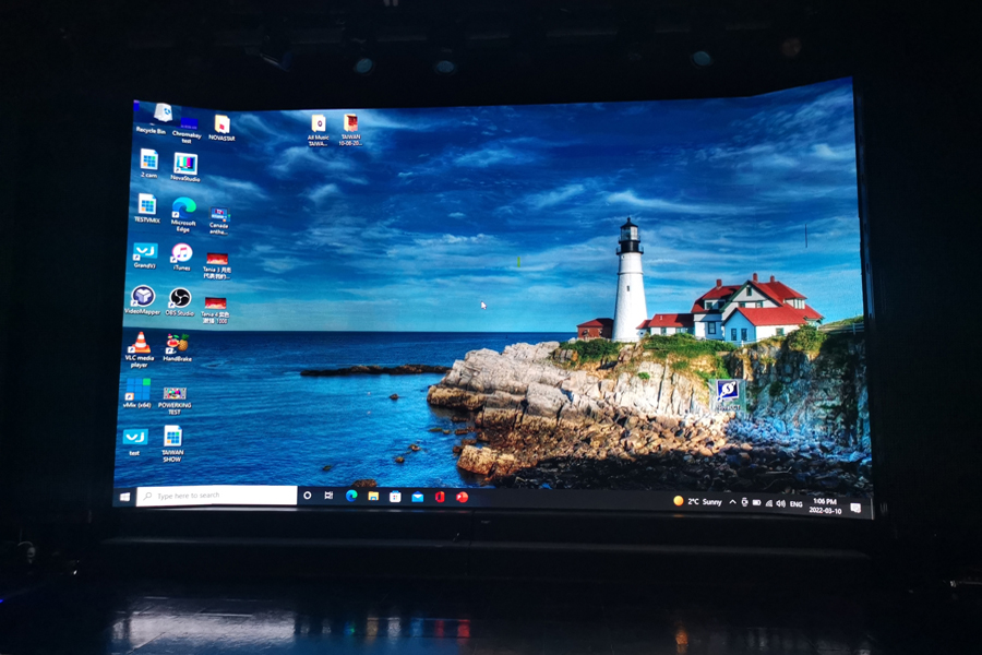 25sqm P2.5 HD led video wall in Canada