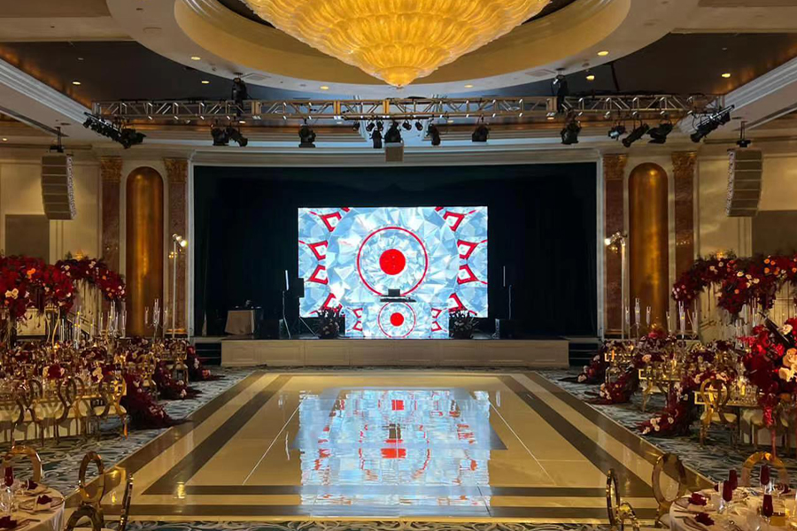 27.5sqm indoor P2.6 LED screen in USA