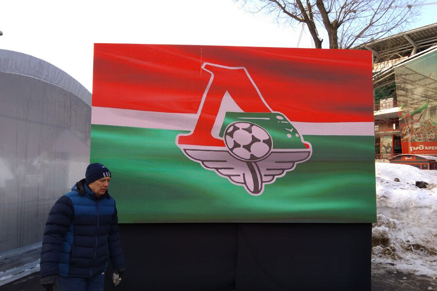 15sqm P3.91 outdoor LED display in Russia