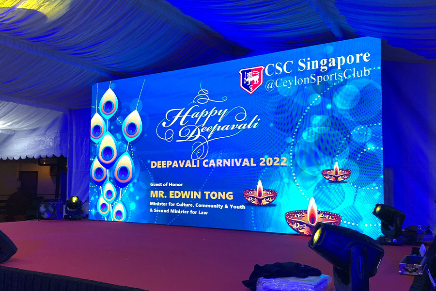 40 sqm P2.6 Indoor LED Screen in Singapore