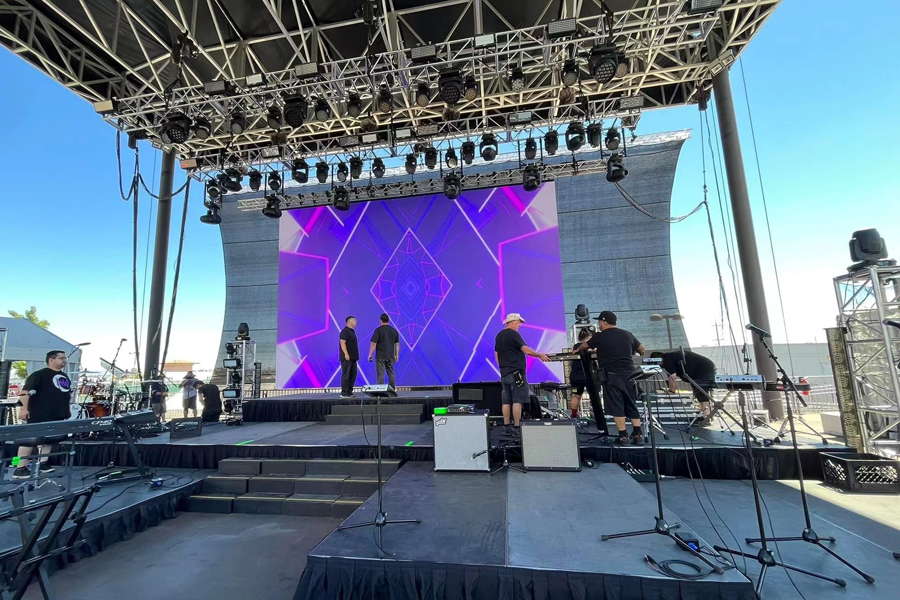 48sqm Concert P3.9 LED screen in USA