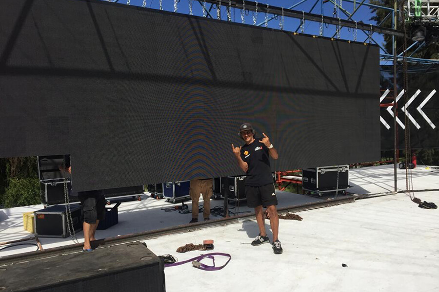 60sqm P4.81 outdoor LED display in Argentina