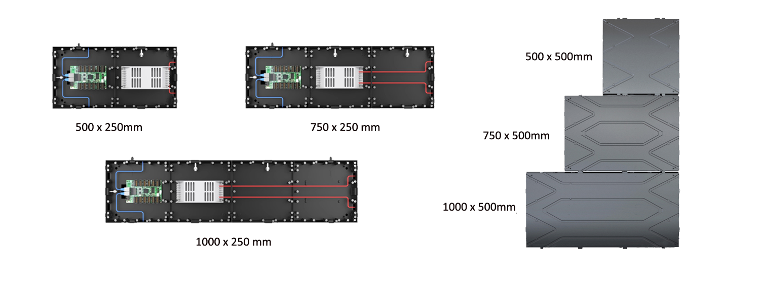 front access led display