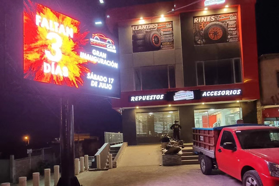 6sqm P4 LED display in Ecaudor