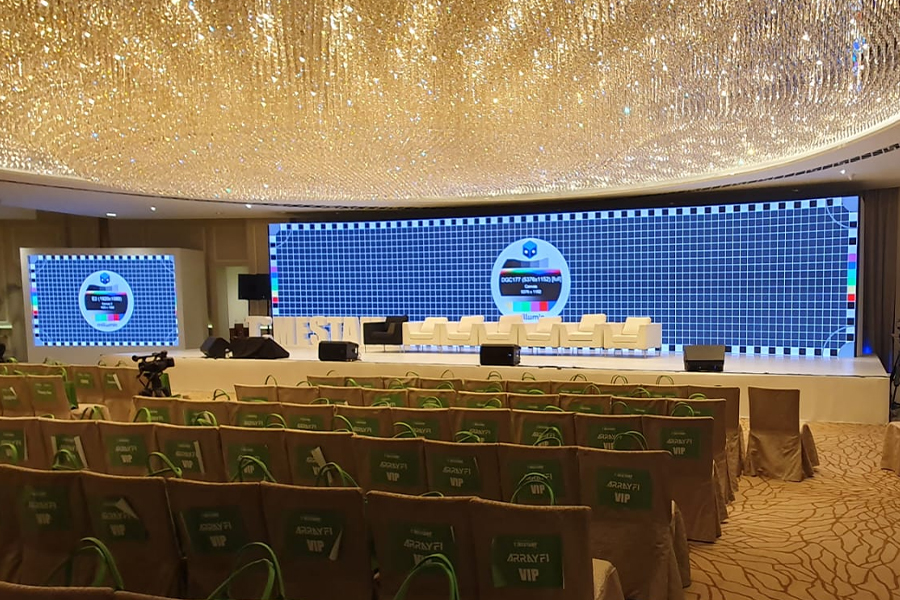 78sqm P2.6 Indoor Backdrop LED Display in Singapore