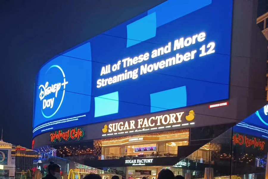 78sqm P6 outdoor LED display in USA
