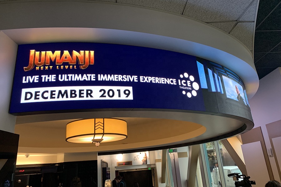 curved led display
