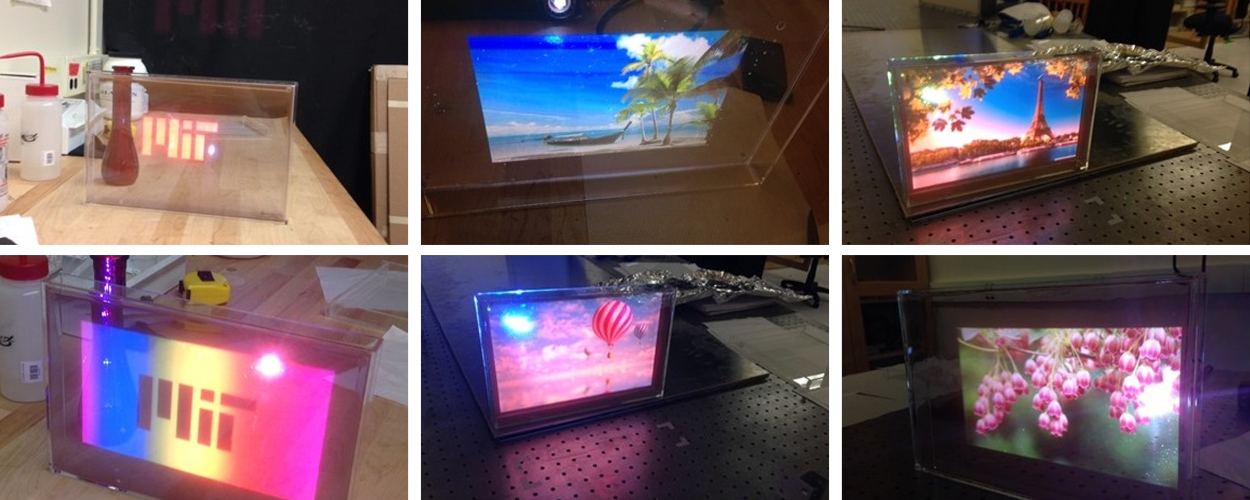Clear LED displays