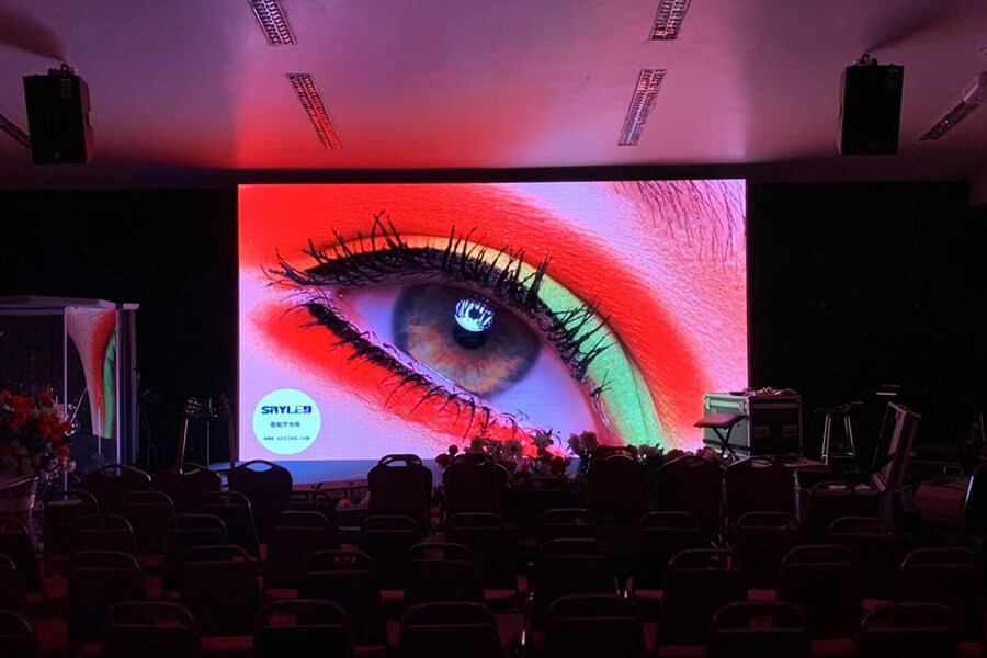 22sqm P3.91 background LED display in UK