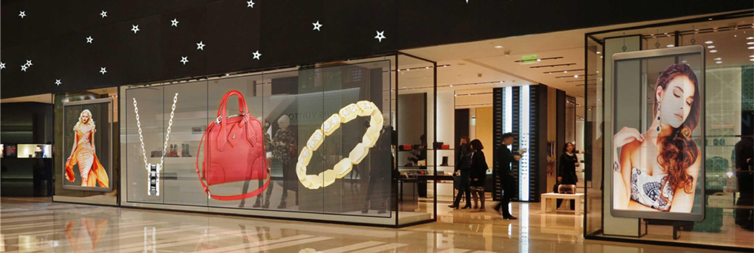led transparent film screen
