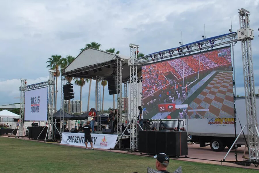 48sqm P6 outdoor LED display in USA