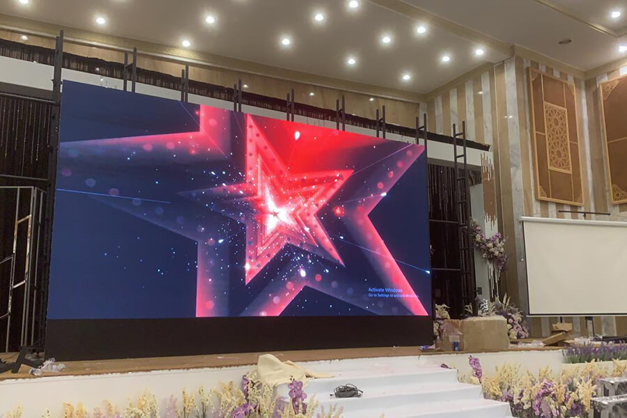 40sqm P3.91 indoor LED display in Iraq