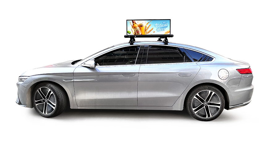 Advertising Car Roof LED Display Energy Saving