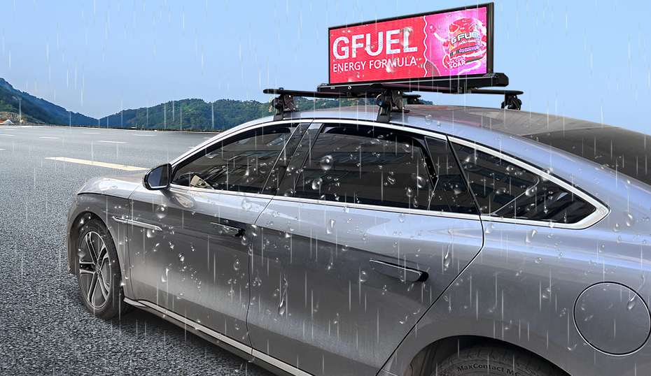 car roof led screen