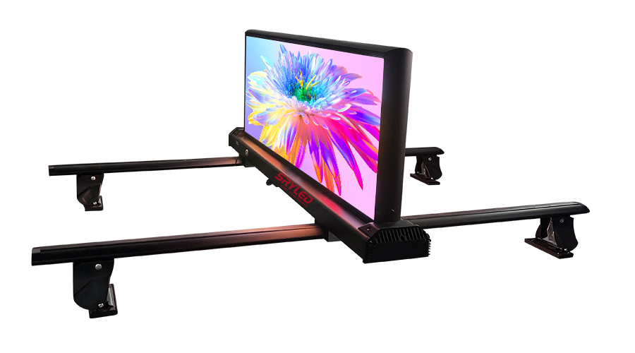 Advertising Car Roof LED Display Energy Saving