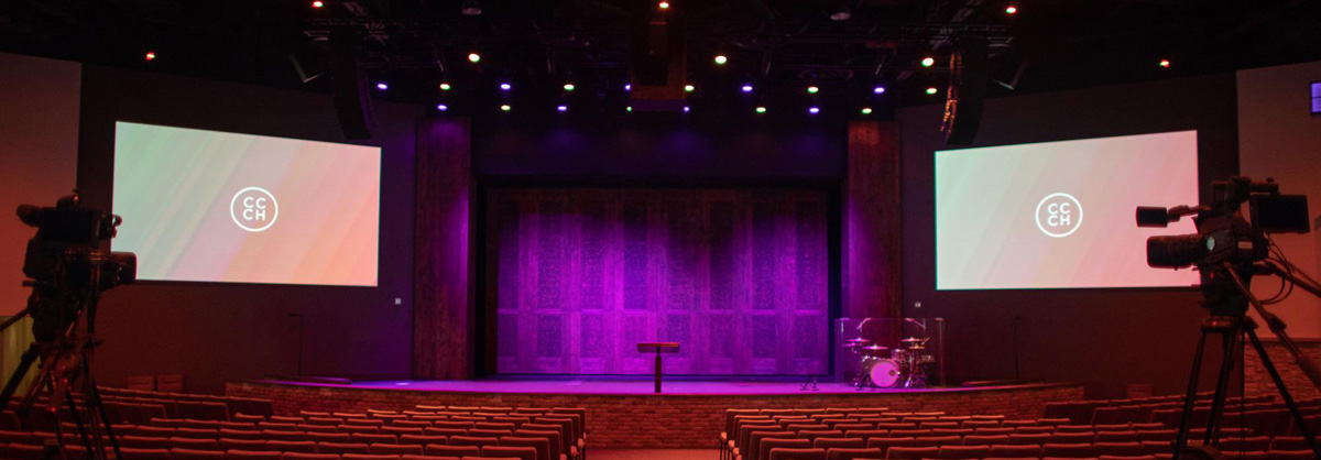 church led video wall