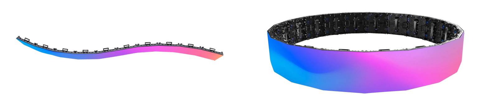circle led display