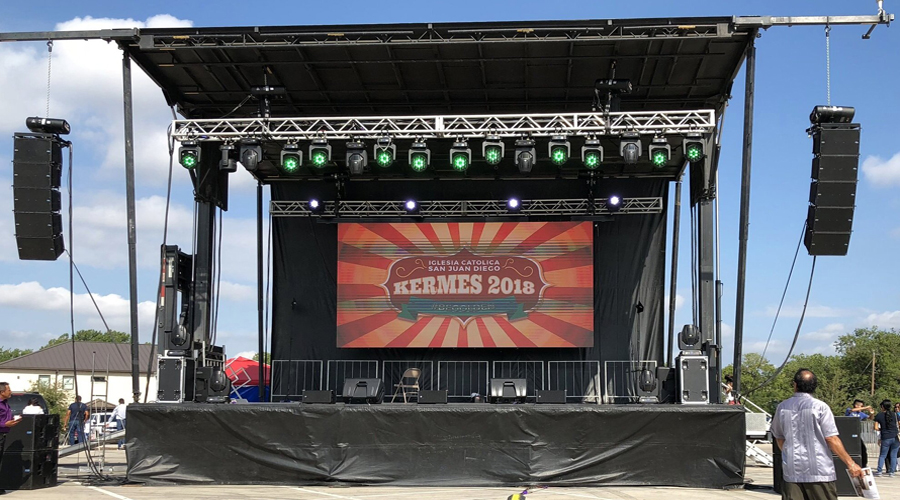 Rental LED Screen Outdoor Front Access
