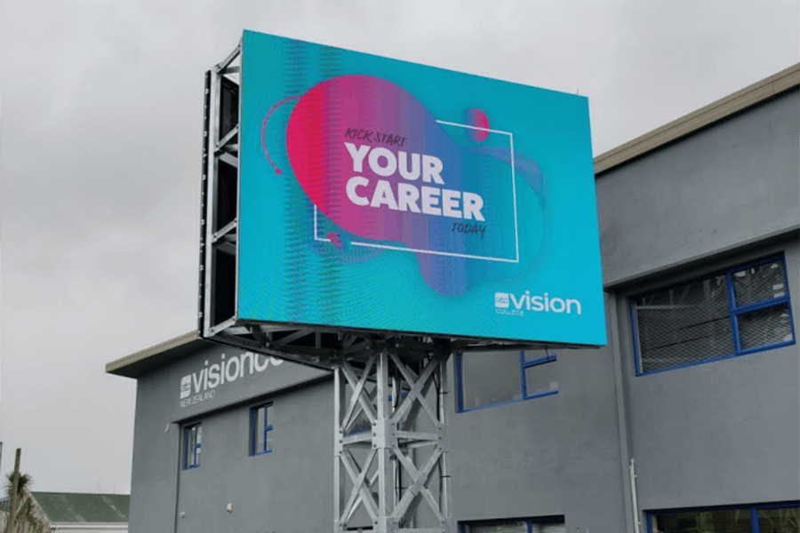 23.6sqm P6 advertising LED display in France