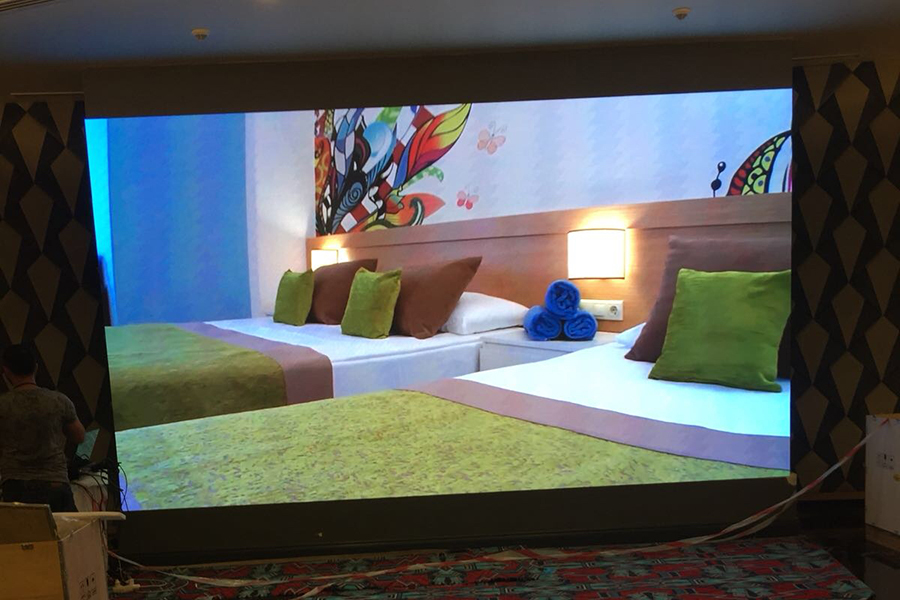 32sqm P3 hotel LED display in Turkey