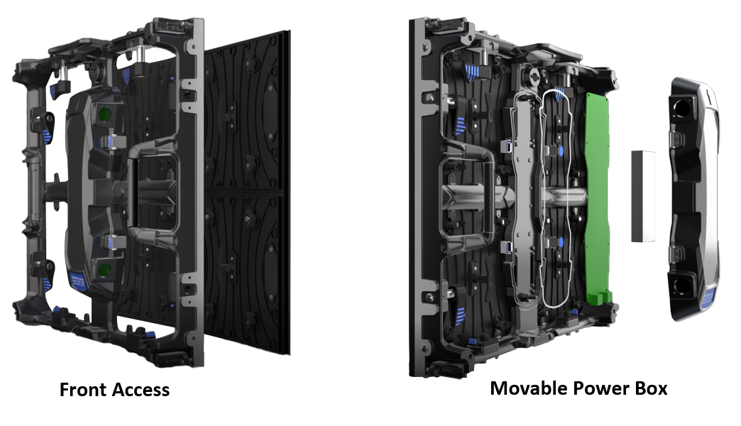 die casting aluminum led cabinet