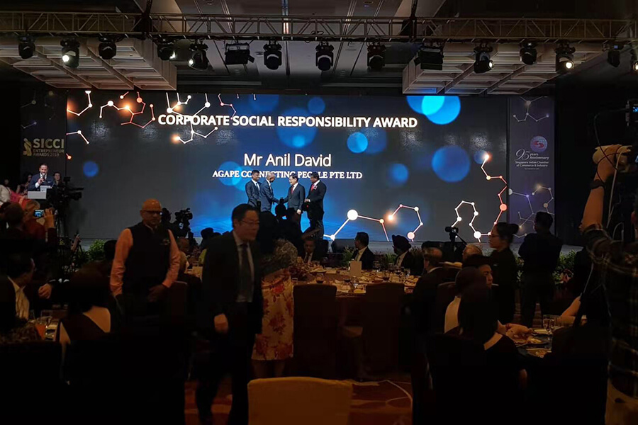 60sqm P4.81 event LED display in Singapore
