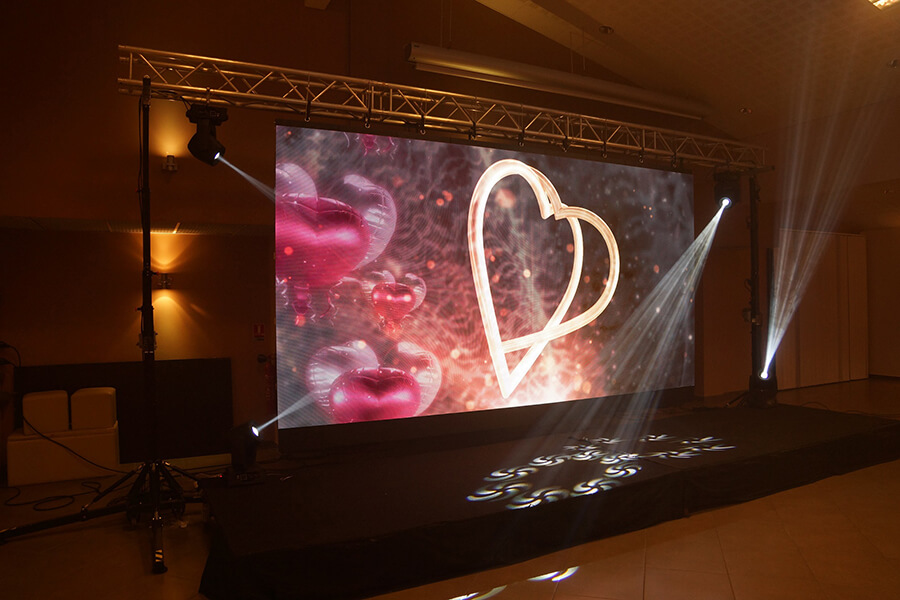 20sqm P3.91 events LED display in France