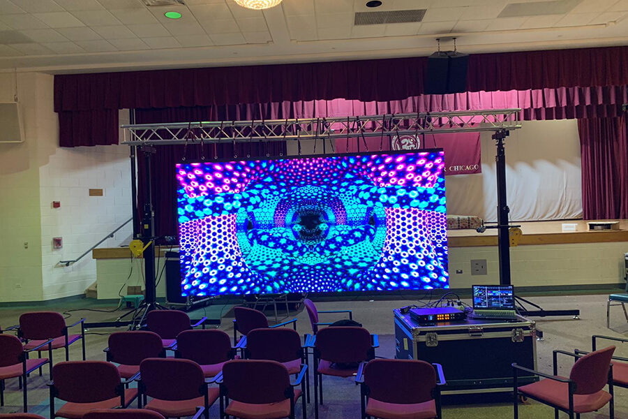 20sqm P3.91 truss LED display in USA