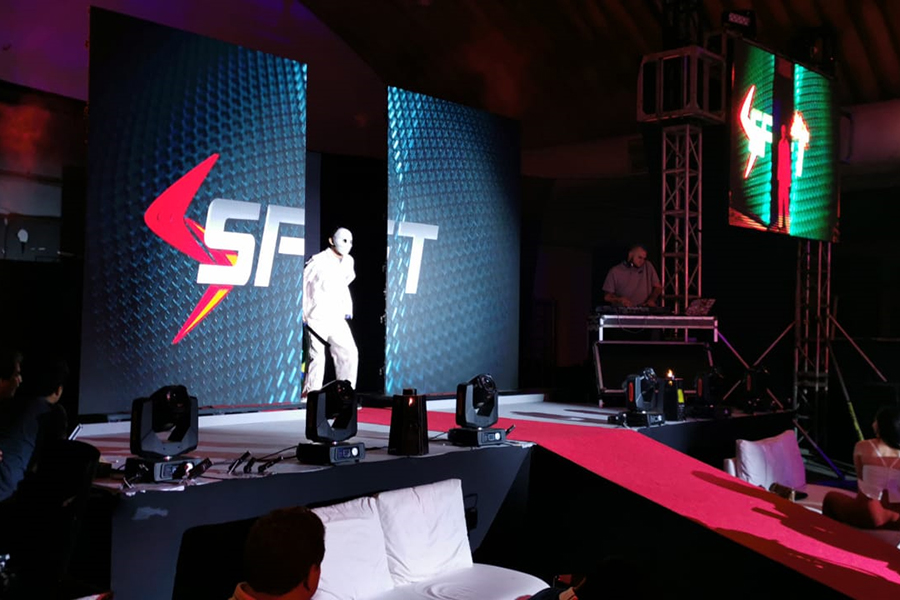 40sqm P4.81 party LED display in Mexico