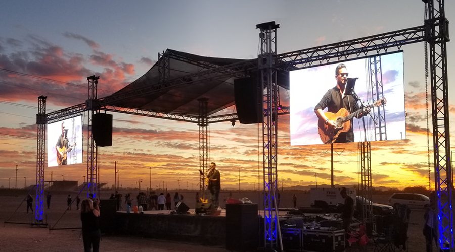 HD Outdoor P3.91 Event LED Display 500x500mm LED Panel