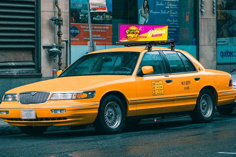 car roof advertising