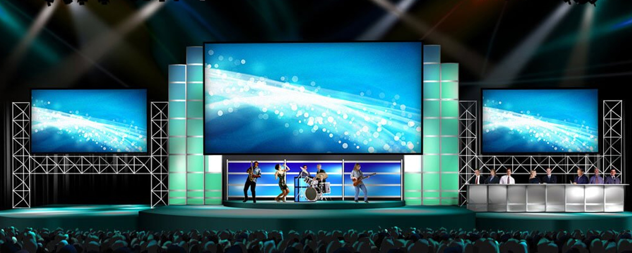 video wall rental